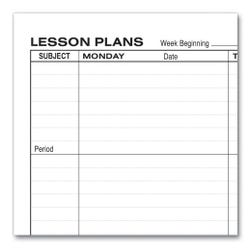 Image for Hammond & Stephens 7 Subject 40 Week Lesson Plan Book, 8-1/2 x 11 Inches, Green/ Blue from School Specialty