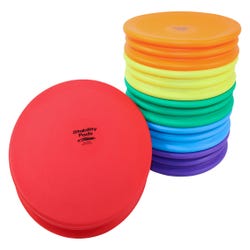Image for Sportime StabilityPads, 12-3/4 Inches, Assorted Colors, Set of 6 from School Specialty