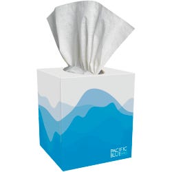 Image for Pacific Blue Select Cube Dispenser Facial Tissue, 2-Ply, White, 100 Tissues Per Box from School Specialty