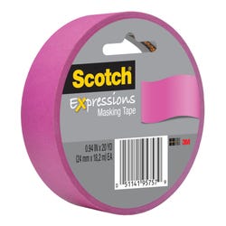Image for Scotch Expressions Masking Tape, 0.94 Inch x 20 Yards, Fuchsia from School Specialty