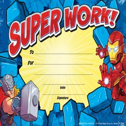 Image for Eureka Marvel Super Hero Adventure Recognition Awards, Pack of 36 from School Specialty