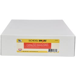 Image for School Smart No Clasp Envelopes with Gummed Flap, 10 x 13 Inches, Kraft Brown, Box of 100 from School Specialty