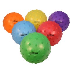Image for Sportime SloMo BumpBalls Large, 10 Inches, Assorted Colors, Set of 6 from School Specialty