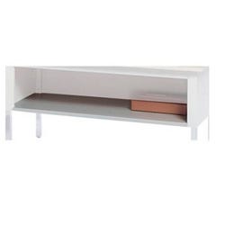 Image for SAFCO Shelf for 60 in Work Table, 56 x 25-1/2 x 1 Inches , Pebble Gray Paint from School Specialty