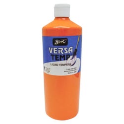 Sax Versatemp Heavy-Bodied Tempera Paint, Orange, Quart Item Number 1440702
