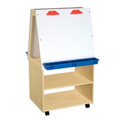 Image for Childcraft Two-Sided Mobile Art Easel, 25-1/2 x 20 x 45 Inches from School Specialty