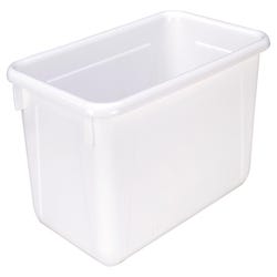 Image for School Smart Storage Tray, 7-7/8 x 12-1/4 x 5-3/8 Inches, White from School Specialty