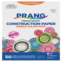 Image for Prang Medium Weight Construction Paper, 12 x 18 Inches, Brown, 50 Sheets from School Specialty