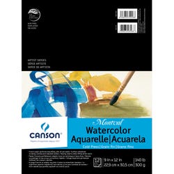 Image for Montval Acid-Free Cold Press Watercolor Paper, 140 lb, 9 x 12 Inch, Natural White from School Specialty