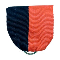 Image for Pin Drape Ribbon, 1-1/2 x 1-3/8 Inches, Black/Orange from School Specialty