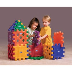 Image for CarePlay Heavy Duty Grid Block Set, 32 Pieces from School Specialty