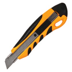 Image for Sparco Heavy Duty Utility Knife, Stainless Steel Blade, Anti-Slip Rubber Grip PVC Handle, Yellow/Black from School Specialty