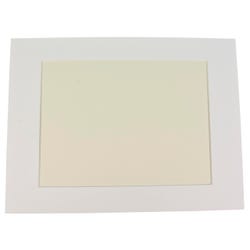 Image for Sax Exclusive Premium Pre-Cut Mat, 12 x 16 Inches, White, Pack of 10 from School Specialty