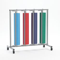 Image for Bulman Vertical 4 Roll Paper Rack with Cutter, R998, 48-1/2 x 25 x 47-1/2 Inches from School Specialty