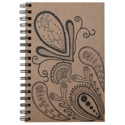Image for Ucreate Create-Your-Own Sketch Diary, 9 x 6 Inches, Kraft Cover, 50 Sheets from School Specialty