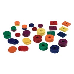 Image for Dowling Magnet Assortment - Assorted Sizes and Shapes - Set of 40 - Assorted Colors from School Specialty