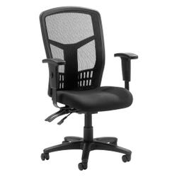 Image for Classroom Select Deluxe Mesh Back Chair, 28-1/2 x 28-1/2 x 45 Inches, Black from School Specialty
