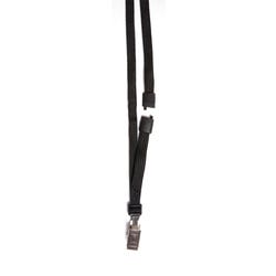 Image for Sicurix Breakaway Safety Lanyard with Clip, 36 in, Black, Pack of 12 from School Specialty