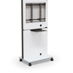 Image for MooreCo MediaSpace Flat Panel Cart, 34 x 22 x 70 Inches from School Specialty