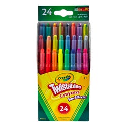 Image for Crayola Fun Effects Mini Twistables Crayon Set, Assorted Color, Set of 24 from School Specialty