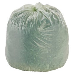 Image for Stout ASTM-6400 Compostable Trash Bags, 32 Gallon, Green, Pack of 50 from School Specialty