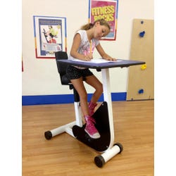 Image for Kidsfit Kids' Pedal Desk, Ages 6 to 12 from School Specialty