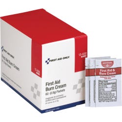Image for Acme PhysicansCare Single Use Packet First Aid Burn Ointment, Red/White, Pack of 60 from School Specialty