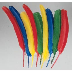 Creativity Street Long Colored Quills, 10 to 12 Inches, Pack of 12 Item Number 086302