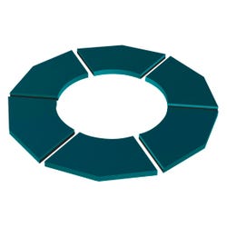 Image for Classroom Select NeoLounge2, Circle Floor Pad Fort 6 Piece Set, 1 Color, 96 x 92 x 3 Inches from School Specialty