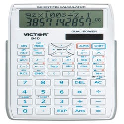 Image for Victor 940 10 Digit Calculator with Two-Line Display, White from School Specialty
