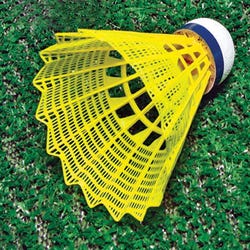 Image for Sportime Tournament Yeller Badminton Shuttlecocks, Yellow, Set of 6 from School Specialty