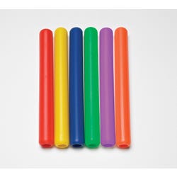 Image for Sportime Beginner Relay Batons, 11-1/2 Inches, Assorted Colors, Set of 6 from School Specialty