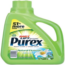 Image for Purex Natural Elements Liquid Detergent, 75 Ounces, Linen, Lilies Scent, Case of 6 from School Specialty