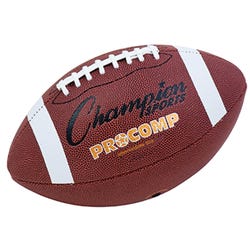 Champion Football, Intermediate Size Pro Composition Cover, Item Number 1568504