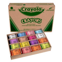 Image for Crayola Crayon Classpack, Standard Size, 16-Assorted Colors, Set of 800 from School Specialty