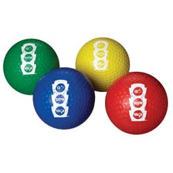 Image for CATCH Go Slow Whoa Dimpled Cover Playground Balls, 7 Inches, Set of 4 from School Specialty
