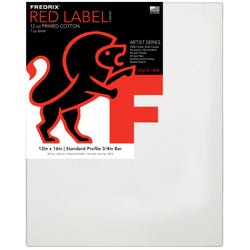 Image for Fredrix Red Label Artist Canvas, Standard Profile, 12 x 16 Inches, Each from School Specialty