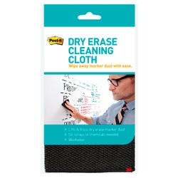 Image for Post-it Dry Erase Cleaning Cloth, Washable, Black from School Specialty