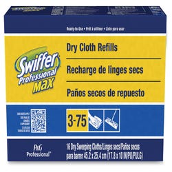 Image for Procter & Gamble Swiffer Max Disposable Cloth, 17 in, White, Pack of 16 from School Specialty