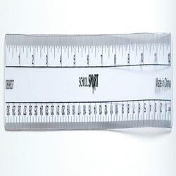 Image for School Smart Flexible Plastic Ruler, Inches and Metric, 12 Inch Size, Clear from School Specialty