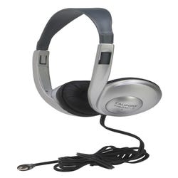 Image for Califone 3060AVS Lightweight On-Ear Stereo Headphone, 3.5mm Plug, Silver from School Specialty