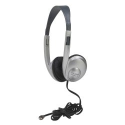 Image for Califone 3060AVS Lightweight On-Ear Stereo Headphone, 3.5mm Plug, Silver from School Specialty