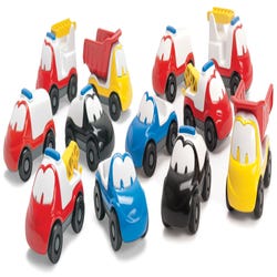 Image for Dantoy Fun Car Set, Assorted Colors, 12 Pieces from School Specialty