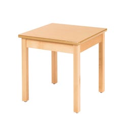 Childcraft Wood Table, Laminate Top, Square, 24 x 24 x 20 Inches, Item Number 1337177