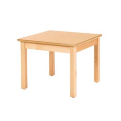 Childcraft Wood Table, Laminate Top, Square, 30 x 30 x 18-3/4 Inches, Item Number 1352457