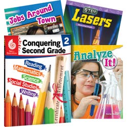 Teacher Created Materials Learn-at-Home Conquering Second Grade, Set of 4 Item Number 2092204