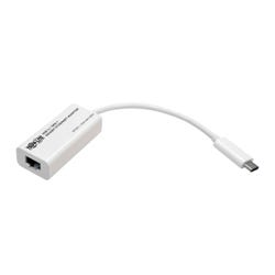 Image for Tripp Lite USB-C to Gigabit Network Adapter, Thunderbolt 3 Compatibility, White from School Specialty