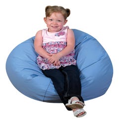 Image for Children's Factory Premium Bean Bag Chair, 26 Inches, Sky Blue from School Specialty