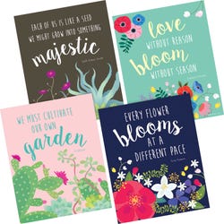 Image for Barker Creek Petals & Prickles Art Prints, 8 x 10 Inches, Assorted, Set of 4 from School Specialty