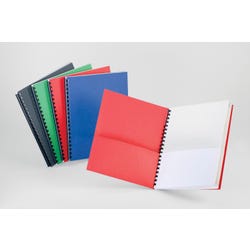 Image for Oxford Multi-Pocket Portfolio, 8-1/2 x 11 Inches, 8 Pocket, Assorted Colors with White Pockets from School Specialty